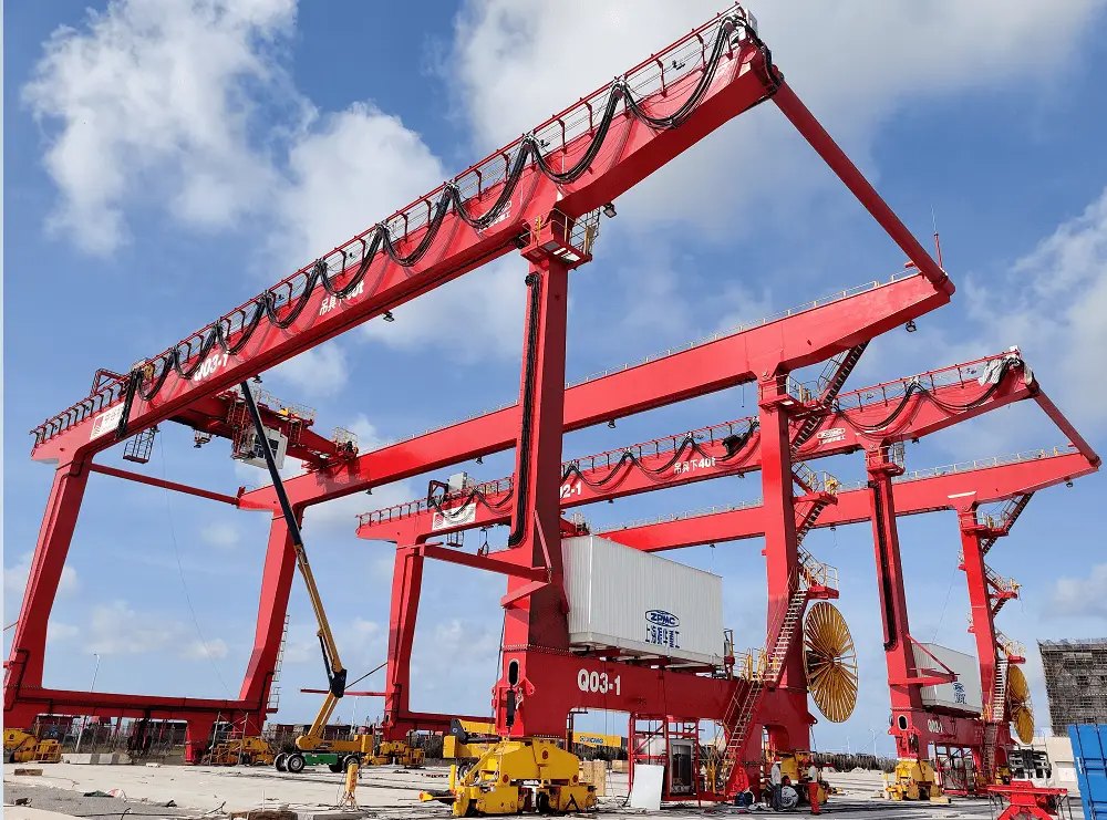 福建厦门RMG轨道式集装箱龙门起重机40.5t定制