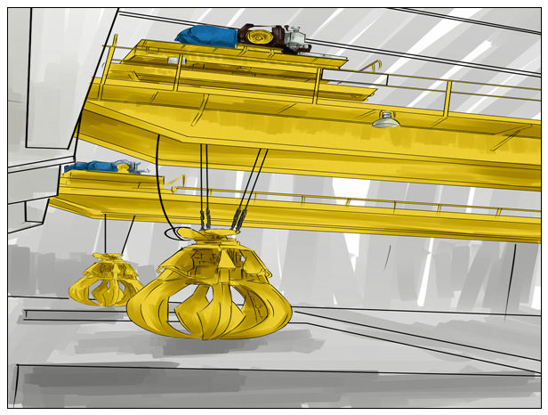 湖北宜昌15t航车航吊厂家抓斗起重机准时供货