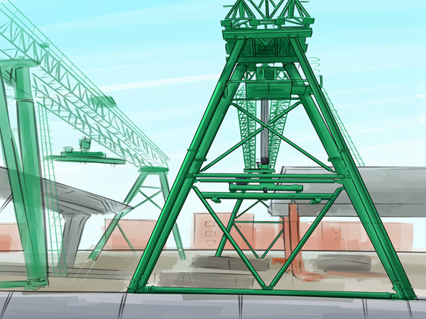 山西大同龙门吊厂家应设置照明设备