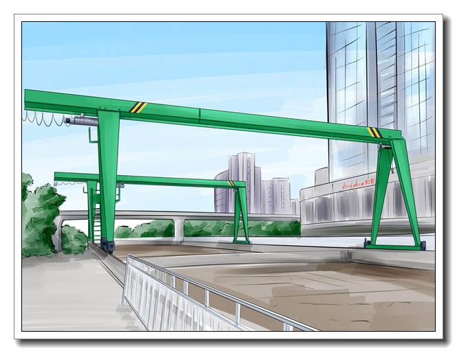 山西晋城龙门吊厂家龙门吊寿命较短