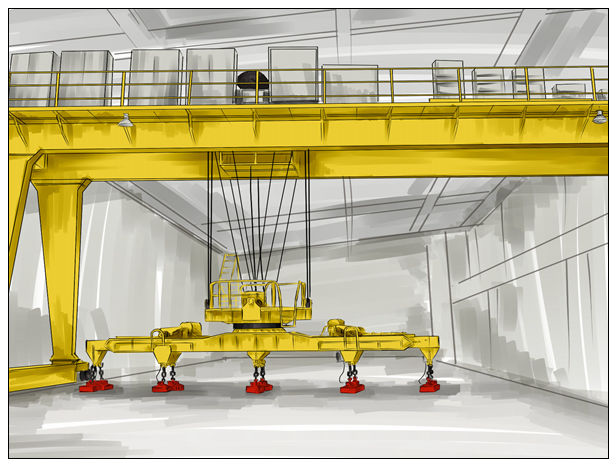 辽宁盘锦港口起重机16吨起重机全程吊机安装现场